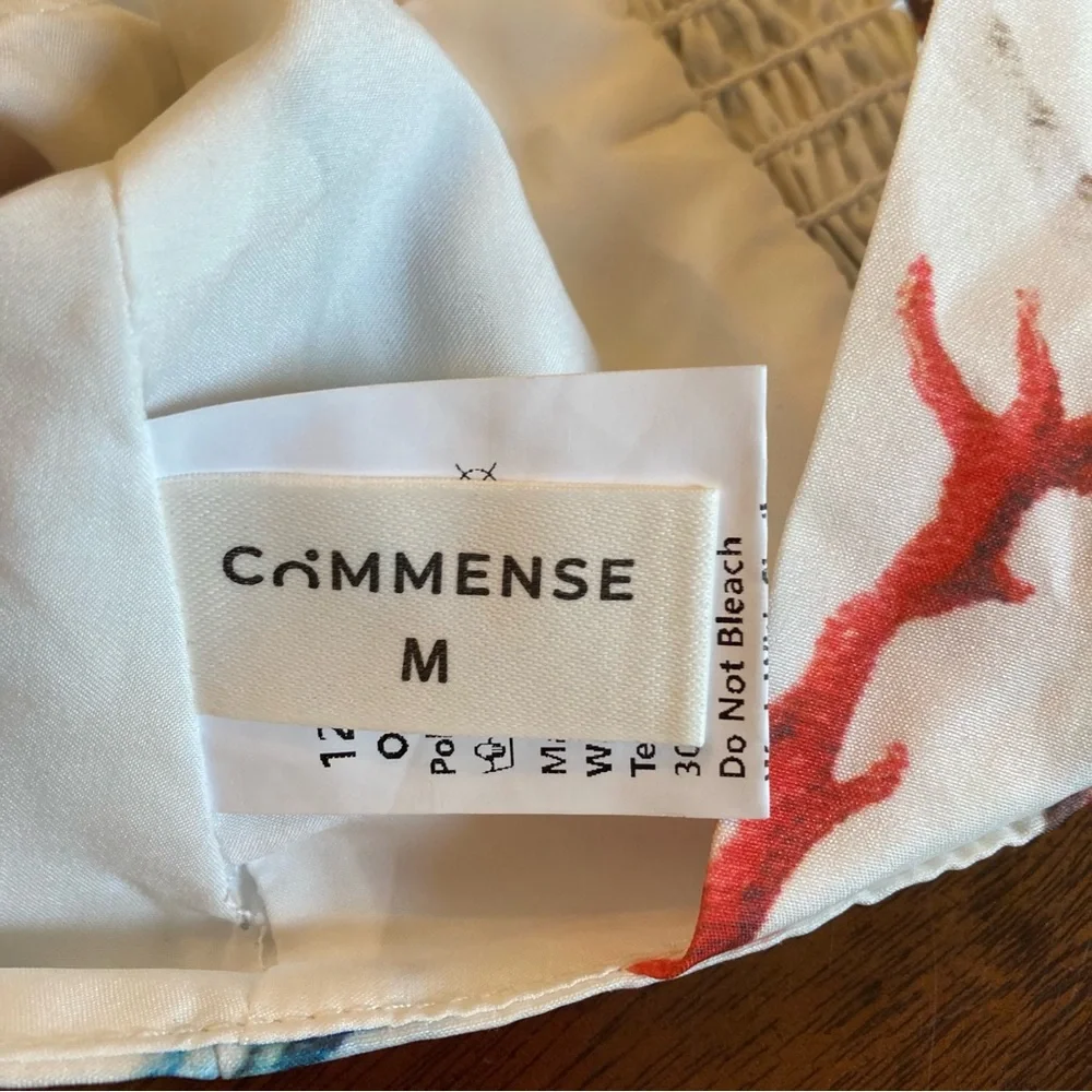 COMMENSE Set Shell Print Crop Top & Skirt - Picture 8 of 11